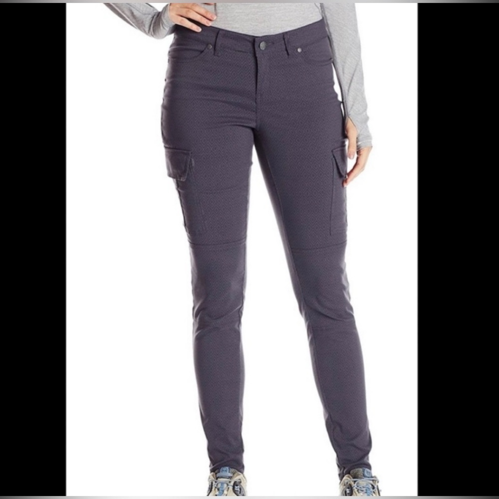 Prana Meme Pants Women’s Size 10 W4MEMP313 Gray Outdoors Cargo